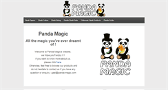 Desktop Screenshot of panda-magic.com