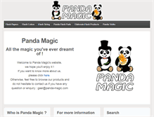 Tablet Screenshot of panda-magic.com